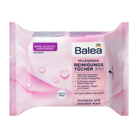 Balea 3in1 care cleaning wipes